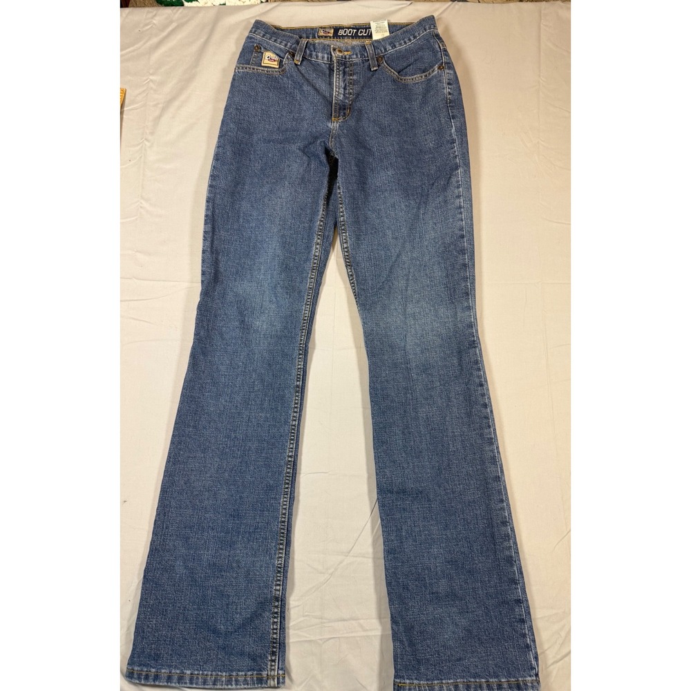 Cruel Girl Boot Cut Jeans Women's 9 X-Long Blue Denim Medium Wash Rodeo Y2K